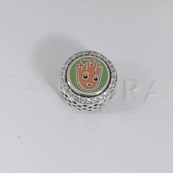 Pandora Disney I am Groot Exclusive Bead Charm Baby Groot Pendant S925 Silver - Picture 6 of 6